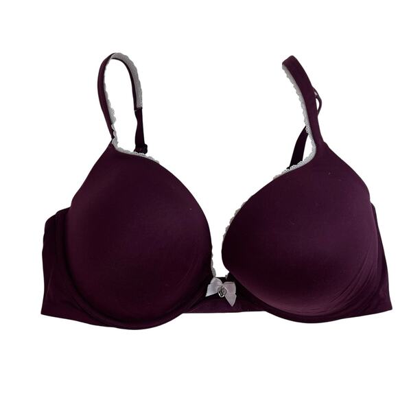 Victoria’s Secret Size 34DD Bra Push-Up Lined Demi T-Shirt Coverage Underwire - Picture 1 of 13